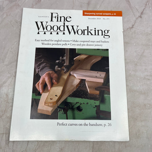 Perfect Bandsaw Curves - Dec 2018 No 271 Taunton's Fine Woodworking Magazine M36