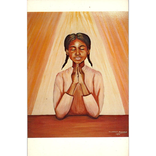 Prayer is Priceless Clarence Bullock Mount Olive Tabernacle Vintage Postcard PD4