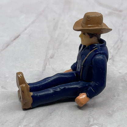 Vintage 1990 Buddy L Rancher Cowboy Blue Figurine BuddyL SE2