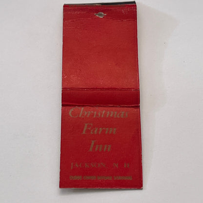 Christmas Farm Inn Jackson NH Vintage Matchbook Cover MM3-2