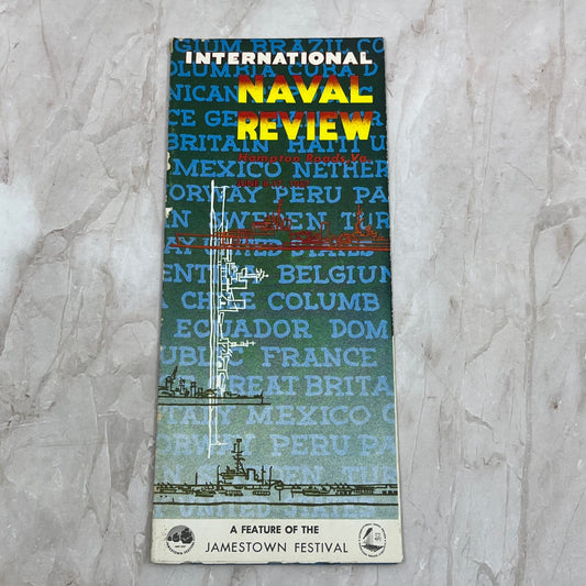 1957 Hampton Roads Virginia International Naval Review Brochure TG8-VV