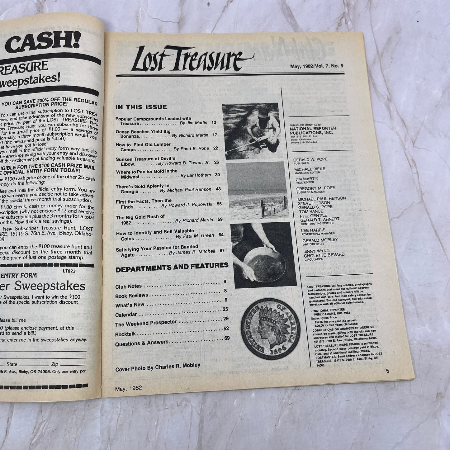 1982 May - Lost Treasure Magazine - Treasure Hunting Gold Prospecting M15
