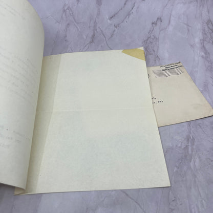 1938 Letter From Secretary of State to Thomas U Schock Philadelphia TB8-OD