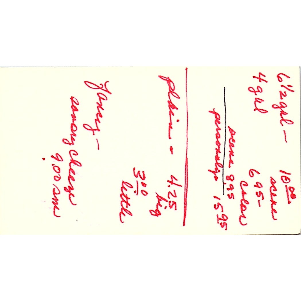 Nuts Etc Bill & Dana Montgomery Houston Vintage Business Card SC9-B6