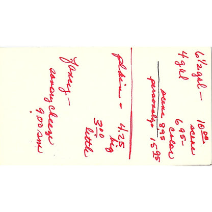 Nuts Etc Bill & Dana Montgomery Houston Vintage Business Card SC9-B6