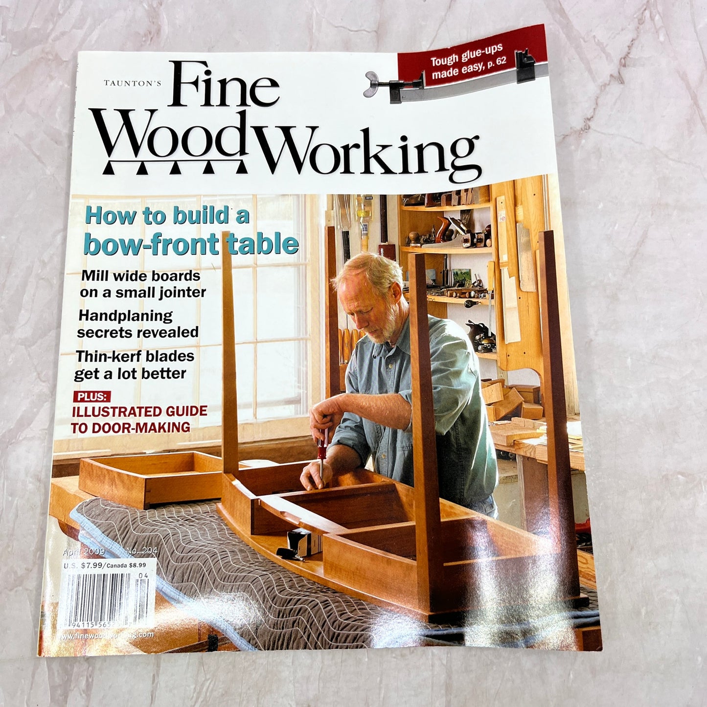 Bow-Front Table - Apr 2009 No 204 - Taunton's Fine Woodworking Magazine M34