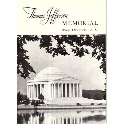 Thomas Jefferson Memorial Washington DC Travel Brochure TH2-TB5