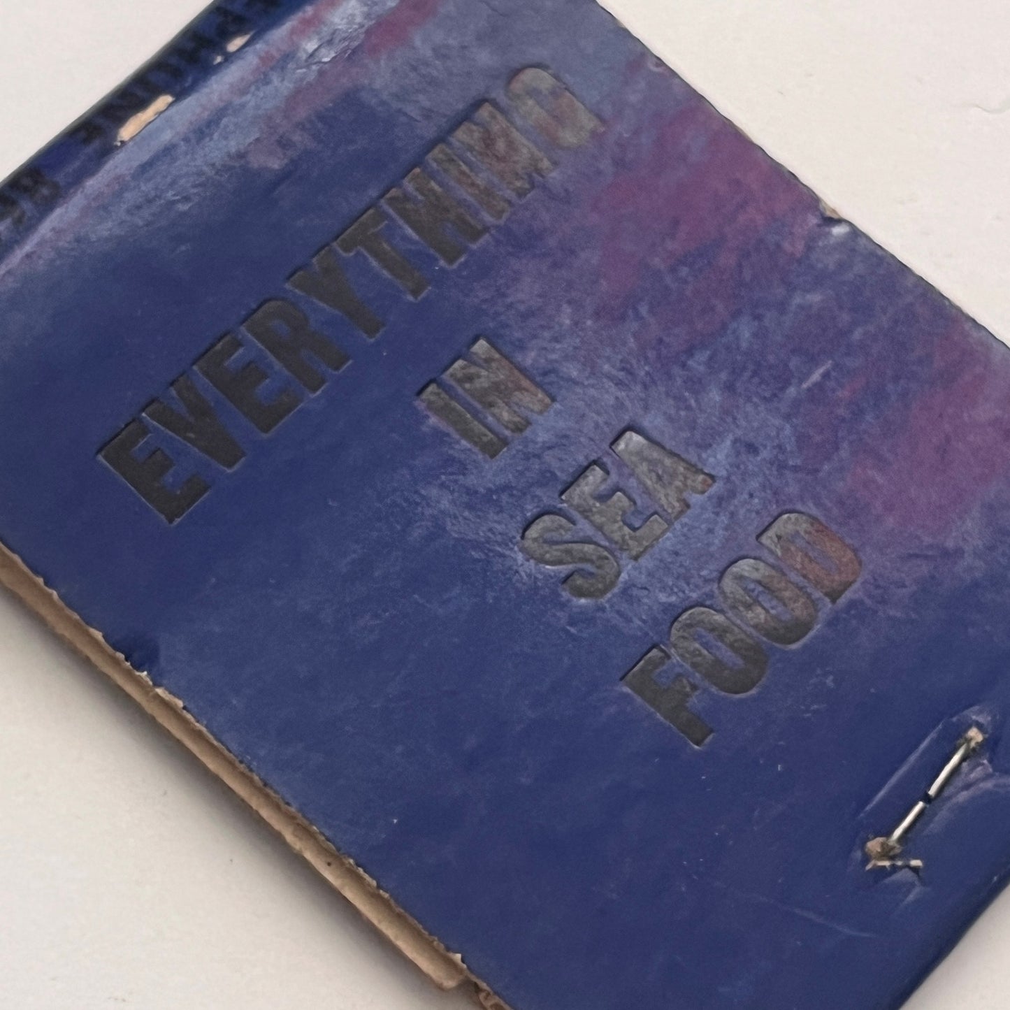 Fisherman's Wharf Lobster House Boothbay Harbor ME Matchbook Cover TB8-MB2-5