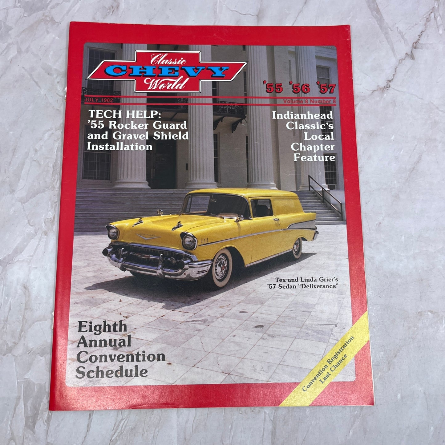 Tex Grier Deliverance Sedan - '55, '56, '57 Classic Chevy World - Jul 1982 M29