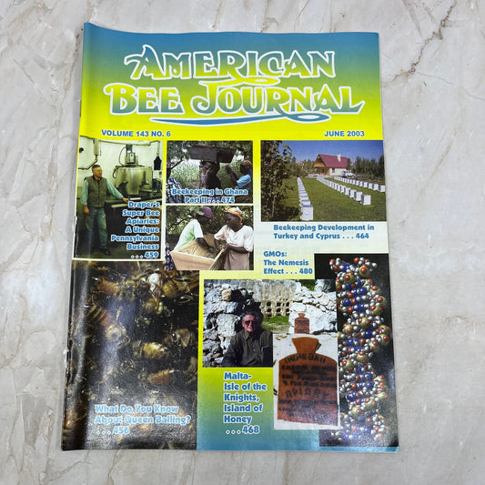 2003 June American Bee Journal Magazine Bees Beekeeping Honey M7