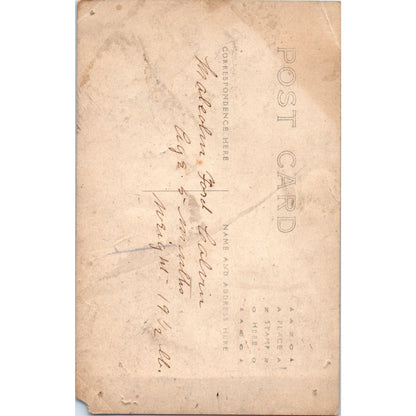 Baby Malcolm Ford Calvin in Wash Basin Antique RPPC Postcard AE2