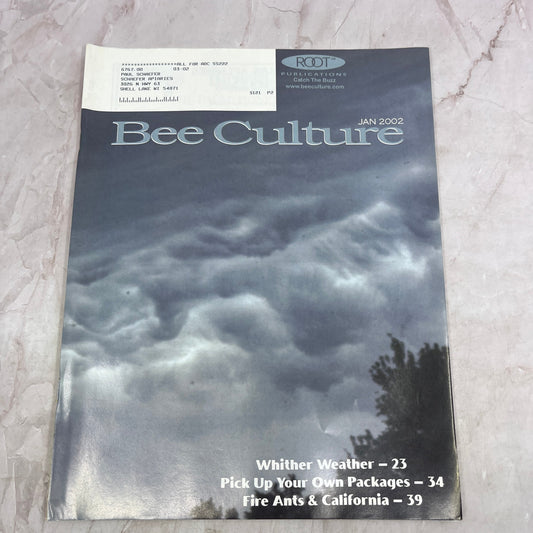 2002 Jan - Bee Culture Magazine - Bees Beekeeping Honey M32
