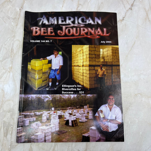 2004 July American Bee Journal Magazine Bees Beekeeping Honey M7