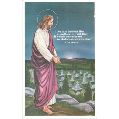 His Holy Will 2 Tim. II:11-12 Catholic Missions Boylston AL Vintage Card TH2-PC1