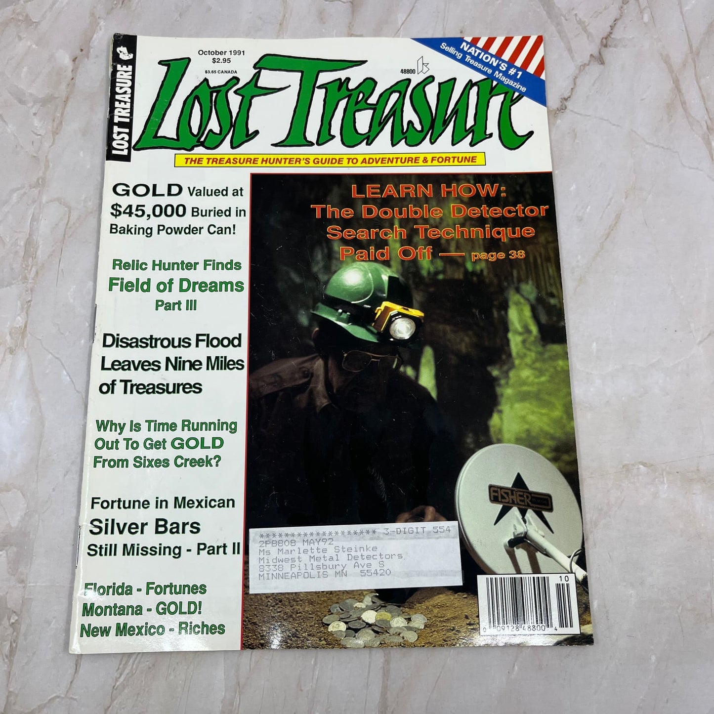 1991 Oct - Lost Treasure Magazine - Treasure Hunting Gold Prospecting M14