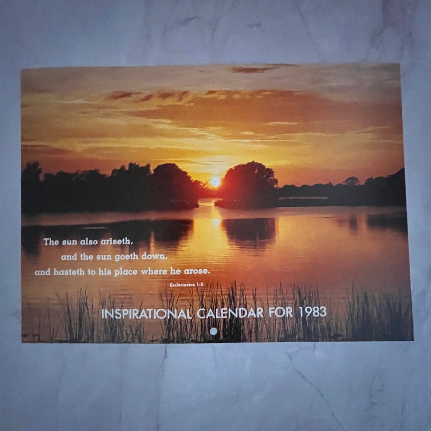 Romans 13:12 Cast Off The Works of Darkness Sunrise Scene 7x10" Art Print V23