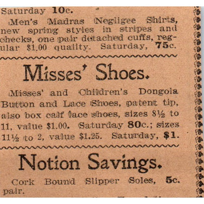 Parsons' Pills Quackery I.S. Johnson Co Boston 1901 Newspaper Ad AD8-HS2