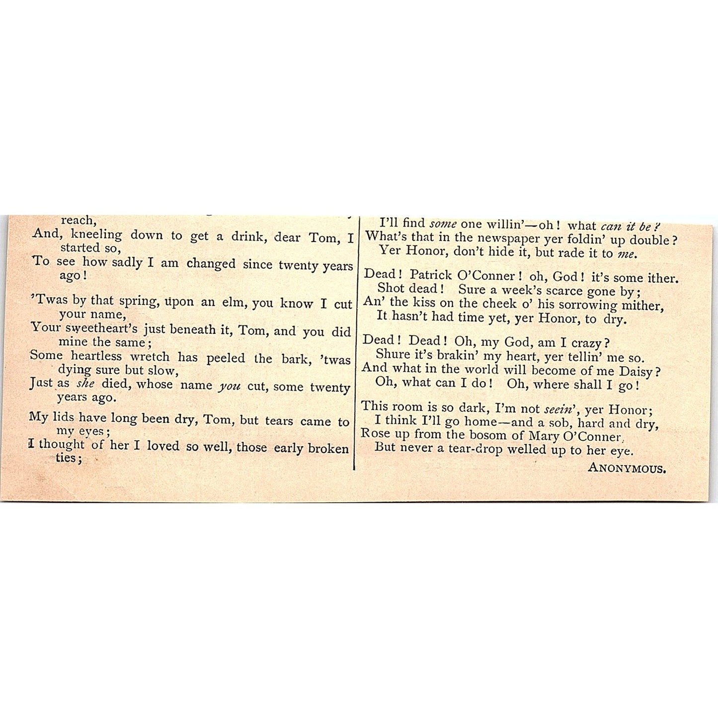 Auf Wiedersehen! James Russell Lowell 1884 Poem AG3-M4
