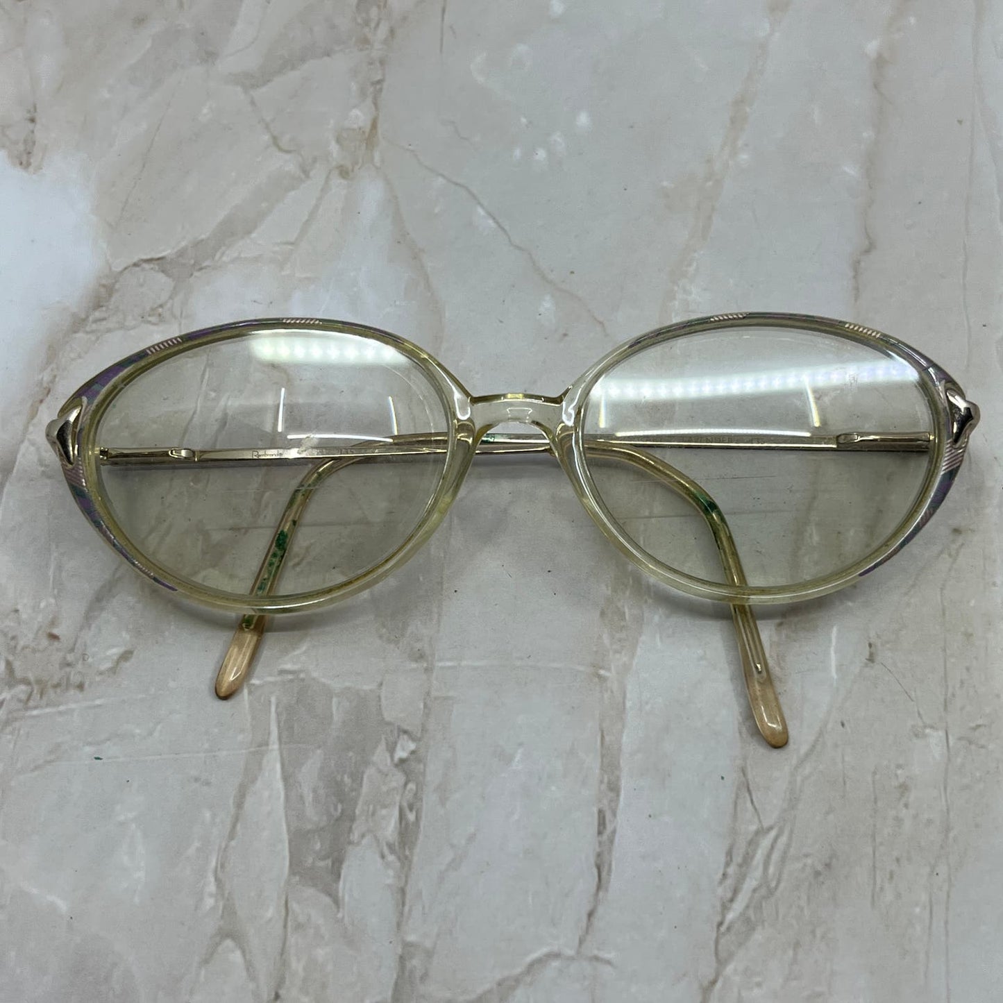 Rembrand Hilary Lavender Cat Eye Acrylic Sunglasses Eyeglasses Frames TE9-G4-2