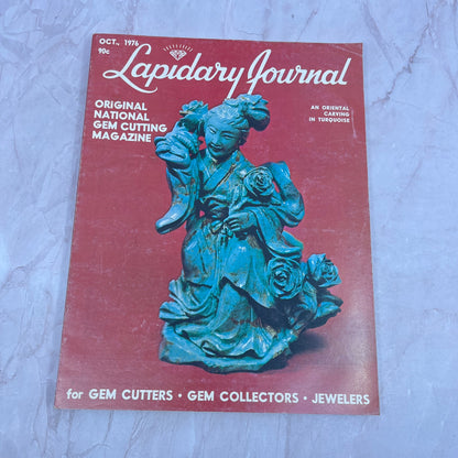 An Oriental Carving in Turquoise - Lapidary Journal Magazine - Oct 1976 M26
