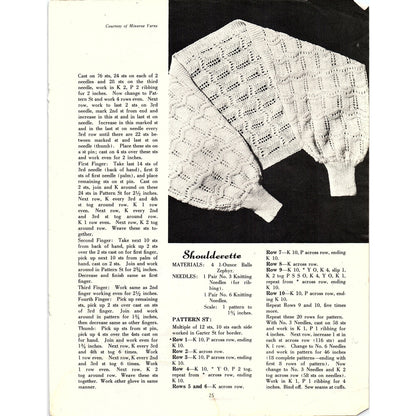 Warwick Boy's Sleeveless Slip-Over Sizes 10 & 12 1945 Knitting Pattern AG3-8