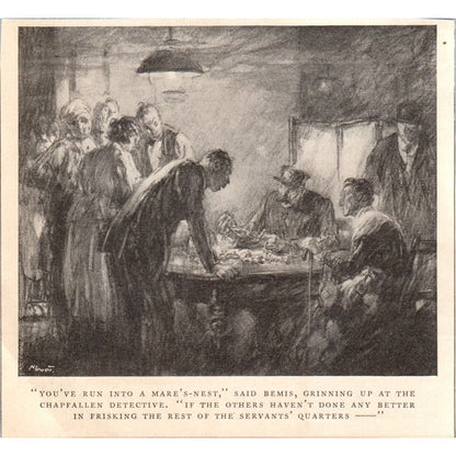 You've Run into a Mare's Nest said Bemis Detective Cartoon 1924 Clip AF7-LJ1