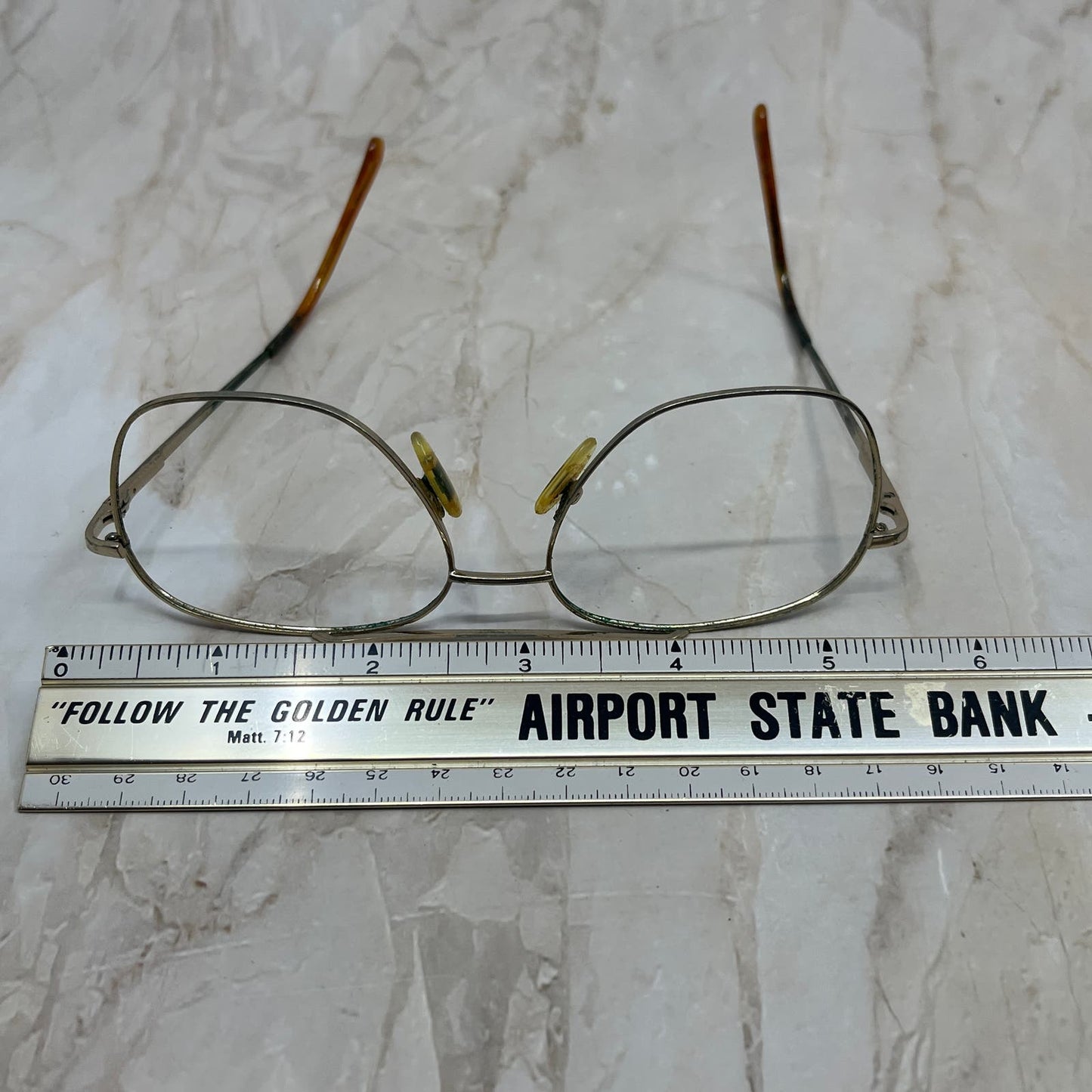 Retro Men’s Gold Tone Flex Aviator Sunglasses Eyeglasses Frames TD7-G3-1