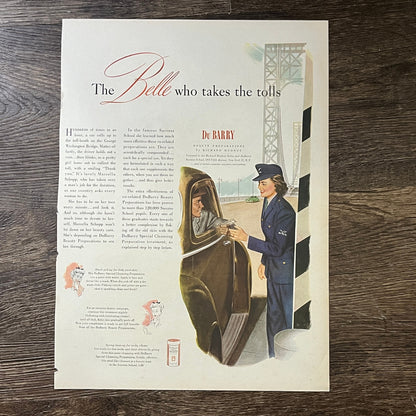 1940s Apple Honey Old Golds WWII Sailor War Bonds Magazine Ad 10x13 V3