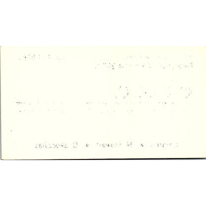 CCMC Construction Maintenance J Harris M Stewart Paramount Business Card SD9-B3