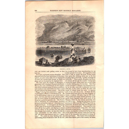 A Naturalist Among the Himalayas Dr. Hooker, James Ross 8 Pages 1854 Article I19