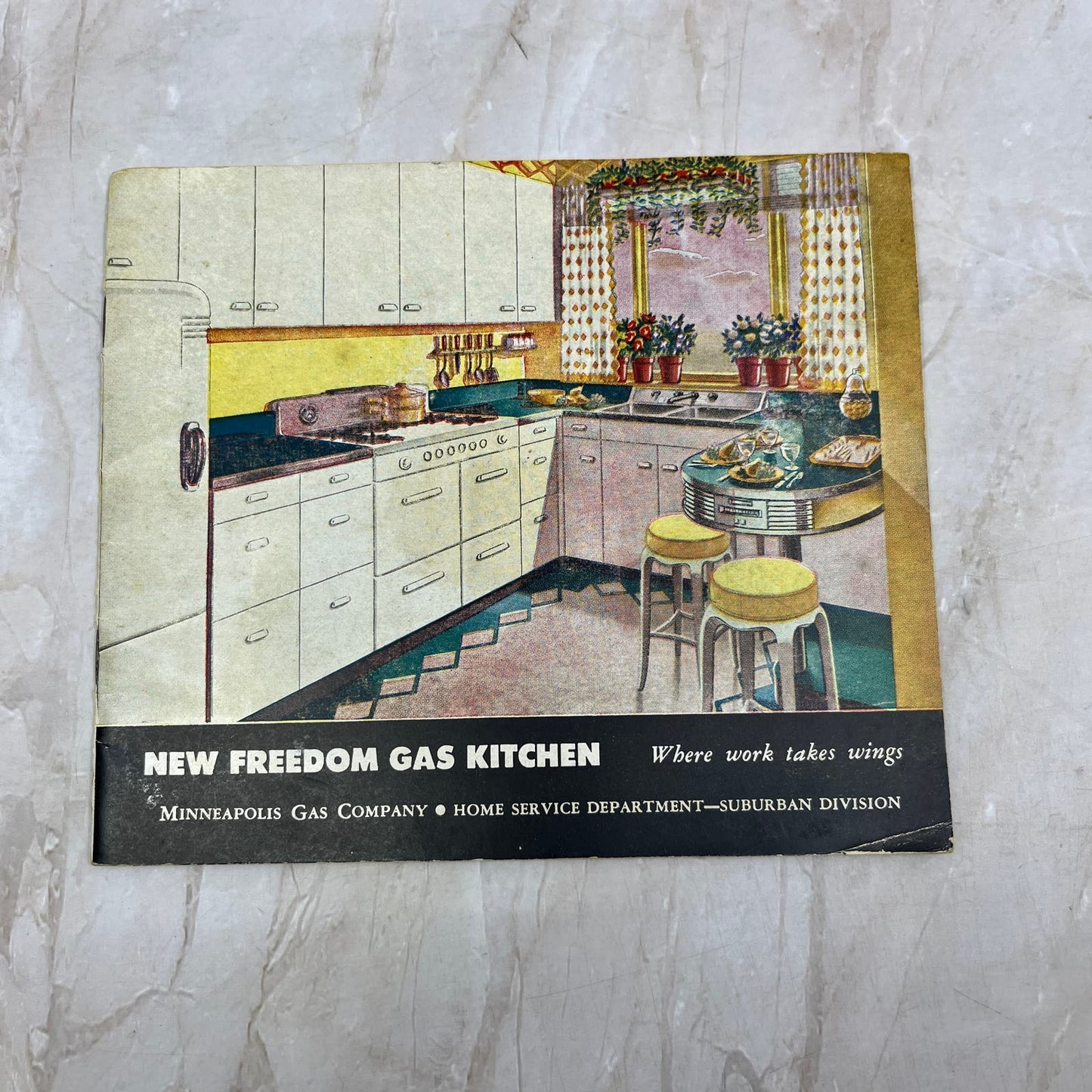 1940s New Freedom Gas Kitchen Minneapolis Gas Company Cookbook Booklet TI9-P1