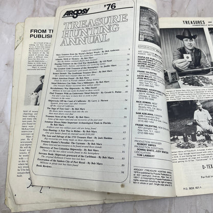 1976 Argosy Treasure Hunting Annual Magazine Atlantis Pirate Sunken City M20
