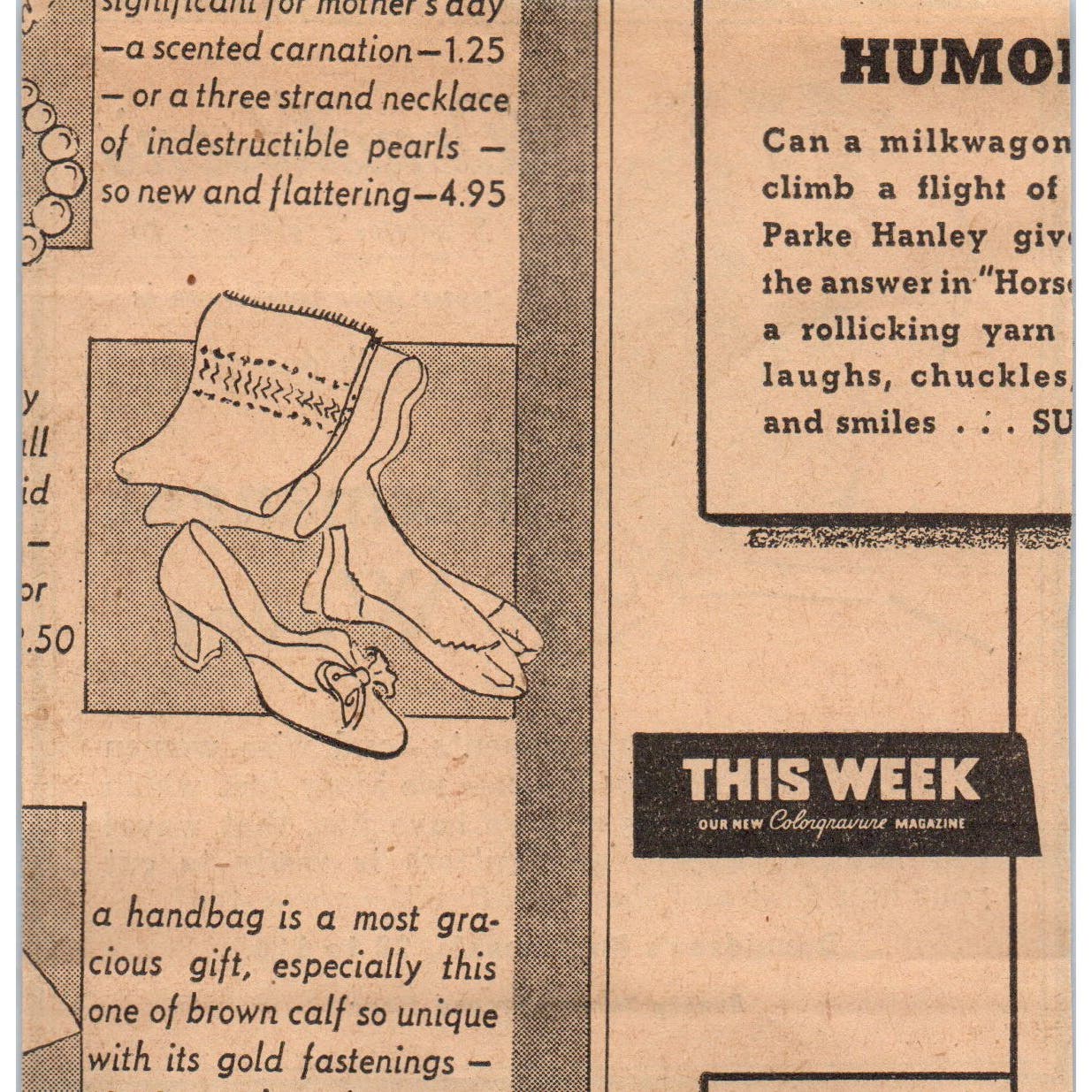 Donaldson's Permanent Waves 1935 Minneapolis Journal Advertisement AE7-N2
