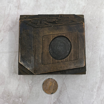 Brownie Camera Copper Vintage Letterpress Printers Block Plate SF5