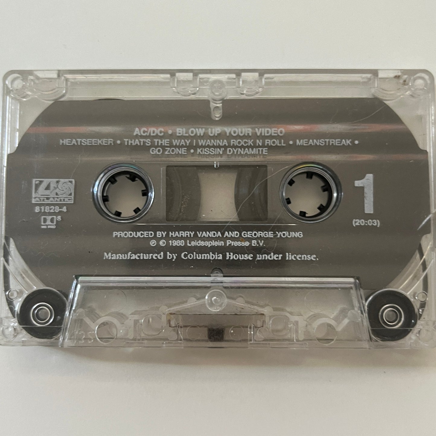 Bon Jovi - New Jersey Cassette Tape TB6-OT1