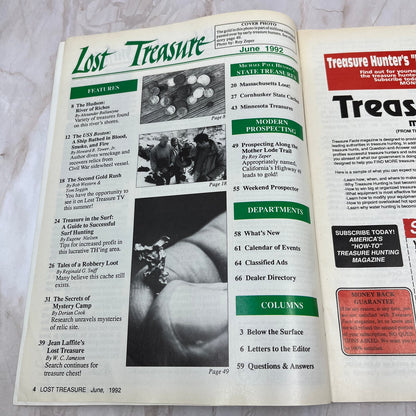 1992 June - Lost Treasure Magazine - Treasure Hunting Gold Prospecting M14