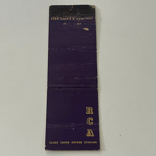 RCA Victor Distributing Chicago IL B.J. Sullivan Vintage Matchbook Cover MB8-6