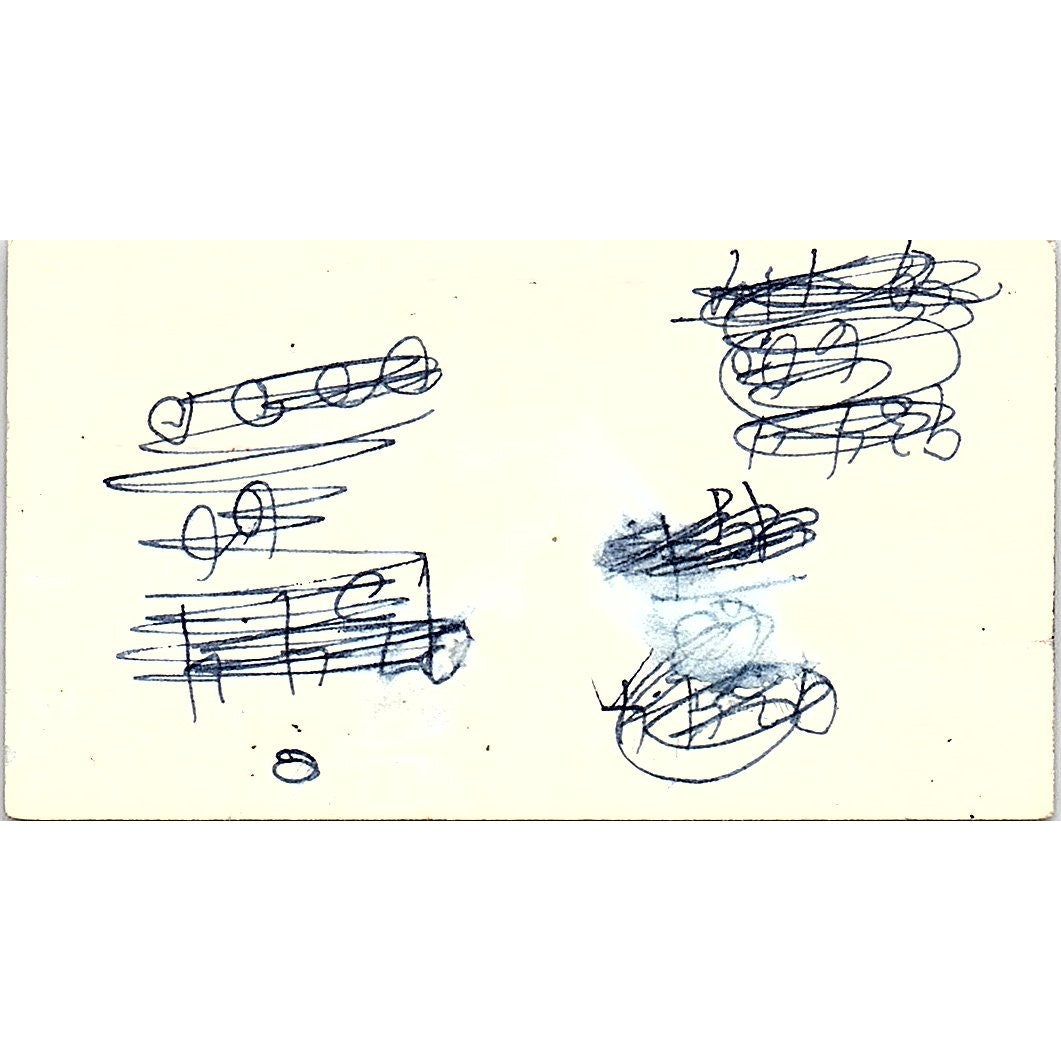 Martin & Maxine Kreps Carriage Barn Yucaipa CA Vintage Business Card SE3-B16