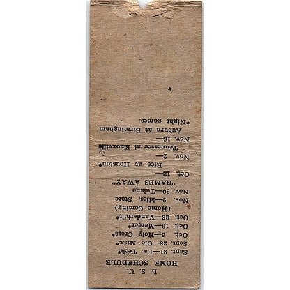 White House BBQ Baton Rouge LA Pinup Vintage Matchbook Cover SC7-Y5