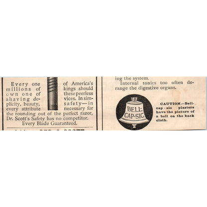 Dr.  L.W. Lyon's Perfect Tooth Powder 1892 Magazine Ad AK6-H1