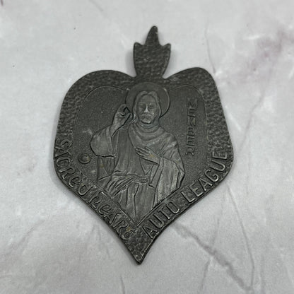 Vintage Sacred Heart Auto League Member Medallion Walls Mississippi SC1