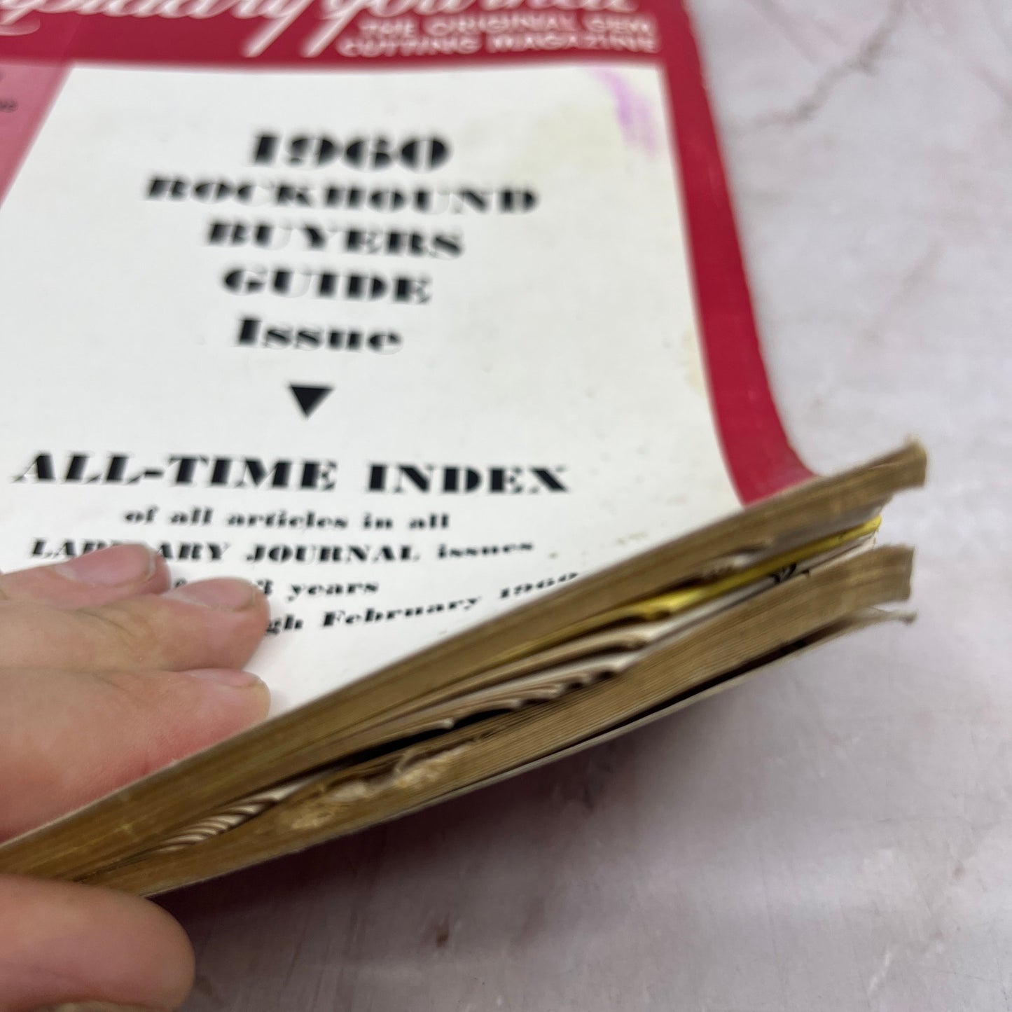 Rockhound Buyers Guide Issue - Lapidary Journal Magazine - Apr 1960 M28