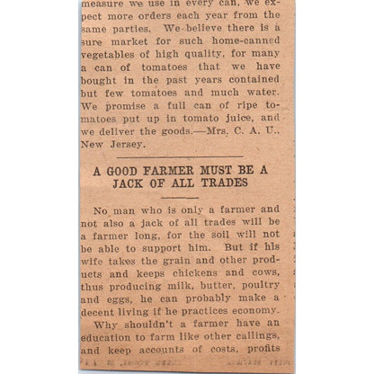 The Ideal Thresher Frick Company Waynesboro PA 1922 Magazine Ad AF2-A5