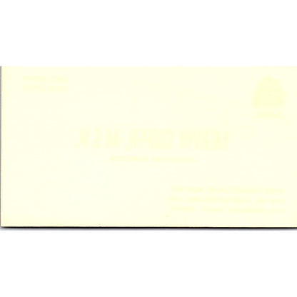 Margaret Stutts Toombs MS CCC Houston Vintage Business Card SD9-B7