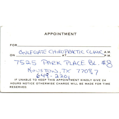 Tito Lewis R.H. Certified Hypnotherapist Riverside CA Vtg Business Card SE3-B6