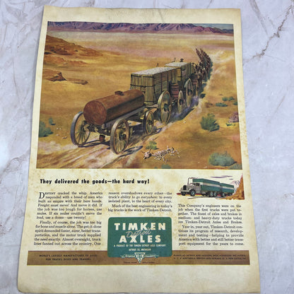 Timken Axles Detroit MI 1951 Magazine Ad FL6-10