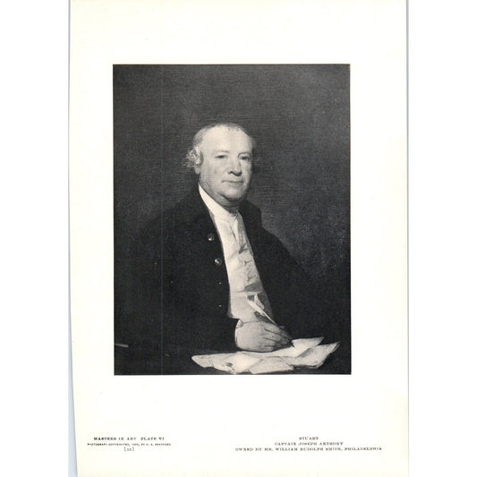 Captain Joseph Anthony - Stuart 1906 Victorian Art Print AB8-MA4