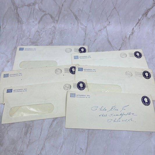 1950s Lot Metalweld Inc Philadelphia PA Postal Cover Envelopes TI5-E-21