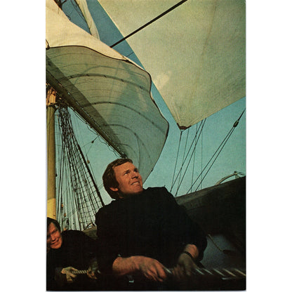 1970s National Geographic Clipper Ship Photo Print Vintage Art Print 7x10 V4