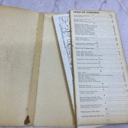 Vintage National Automobile Club Touring Guide of the Pacific Coast TH9-CB
